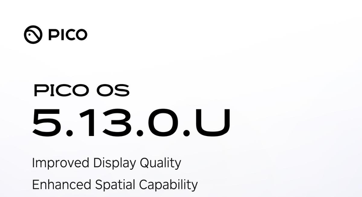 Sortie du PICO OS 5.13.0.U